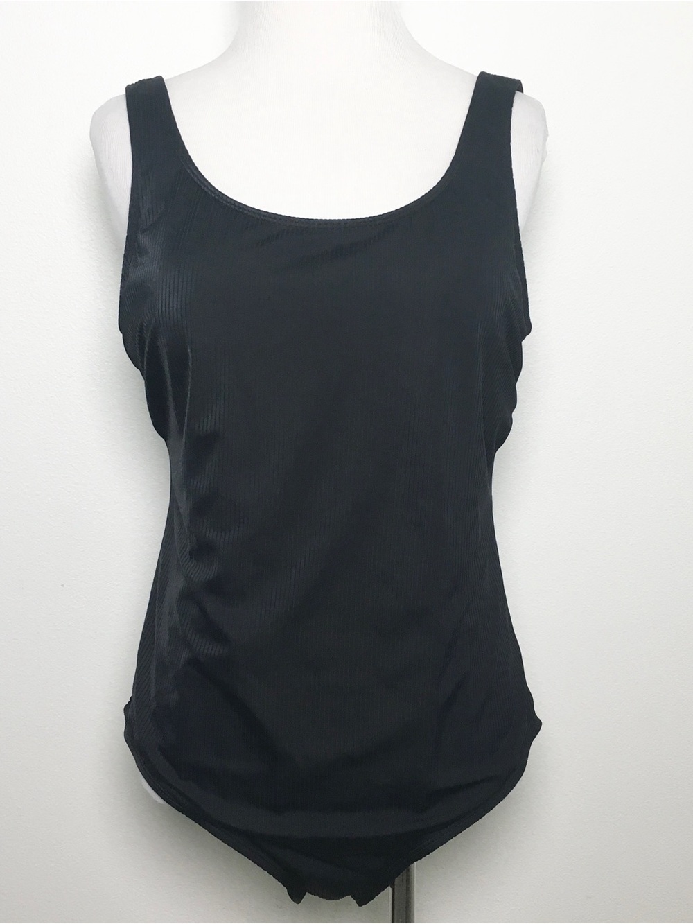 Catalina | Black Scoop Neck One Piece Swim Suit